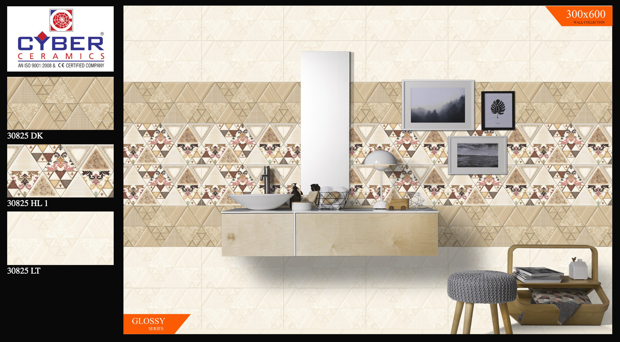 Purples / Lavenders Ceramic Tiles Manufacturer