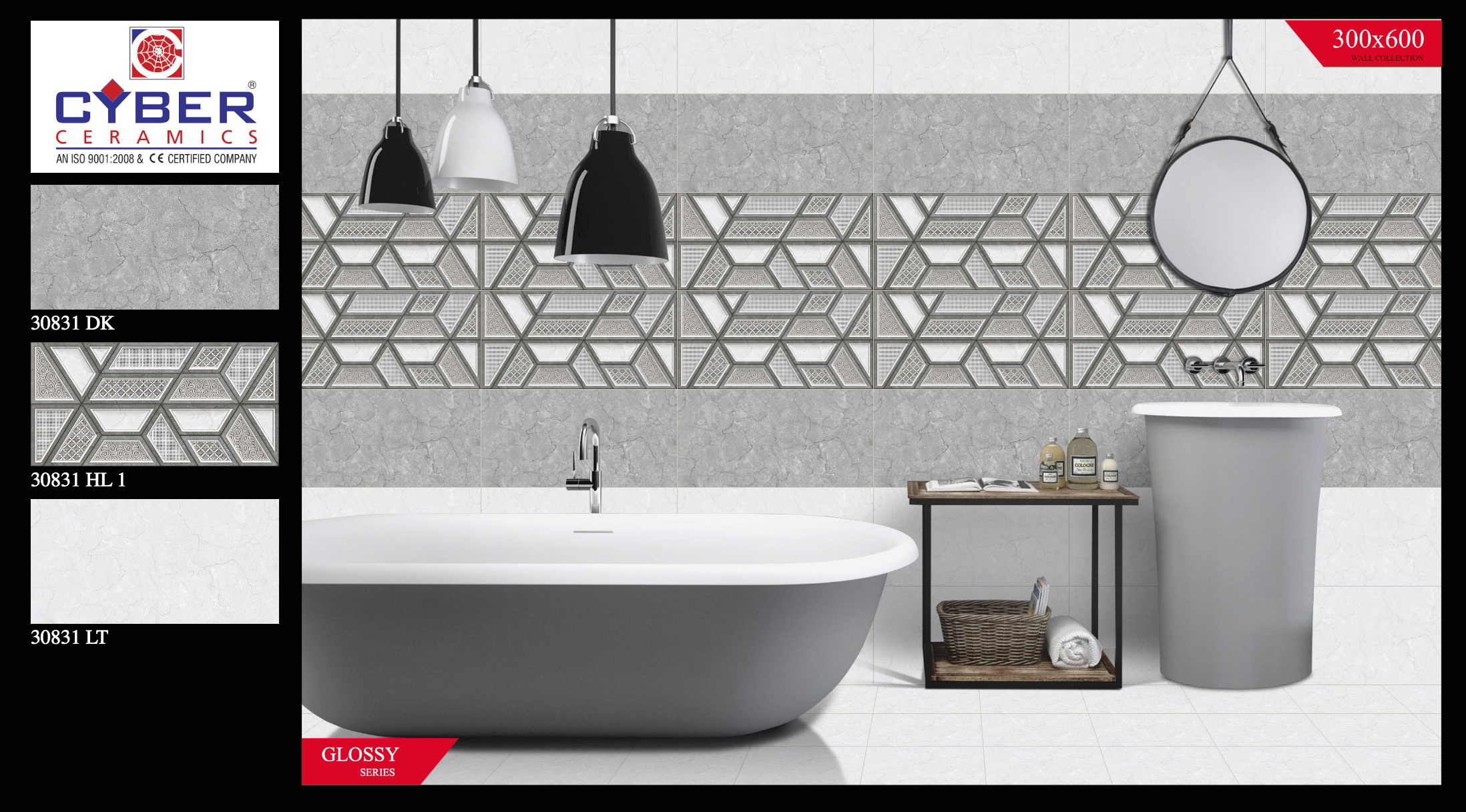 Purples / Lavenders Ceramic Tiles Manufacturer