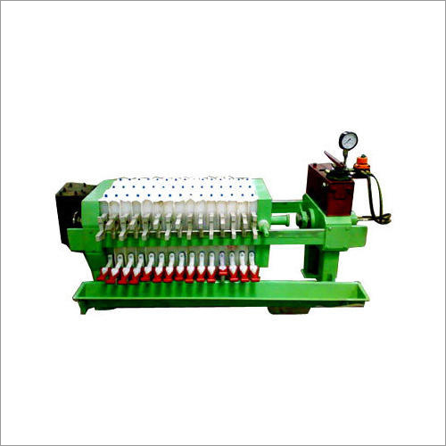 Industrial Filter Press - Stainless Steel, 1000 x 600 x 800 mm | 100 L/hr Capacity, 10 bar Pressure, 1.5 m² Filtration Area, 2.2 kW Motor Power, 220 V