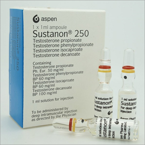 Sustanon 250 Injection - Testosterone Blend Formula | Includes Testosterone Propionate, Phenylpropionate, Isocaproate, Decanoate, 10 Box Quantity for Adult Use