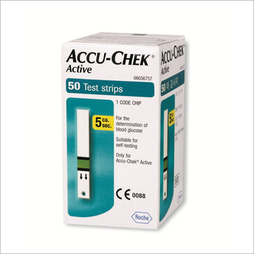 Accucheck Active 50 Strips Color Code: Blue