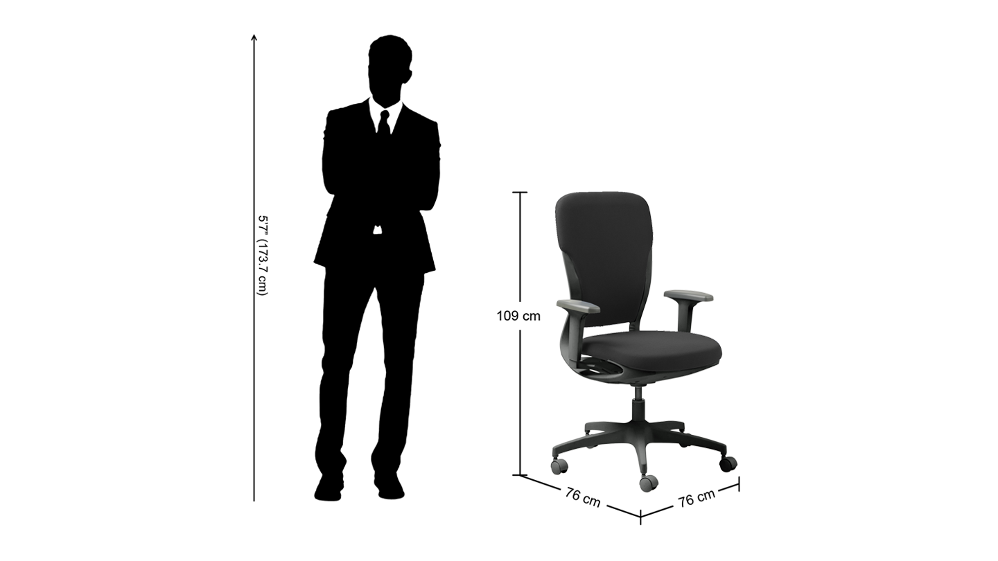 Motion High Back Chair No Assembly Required