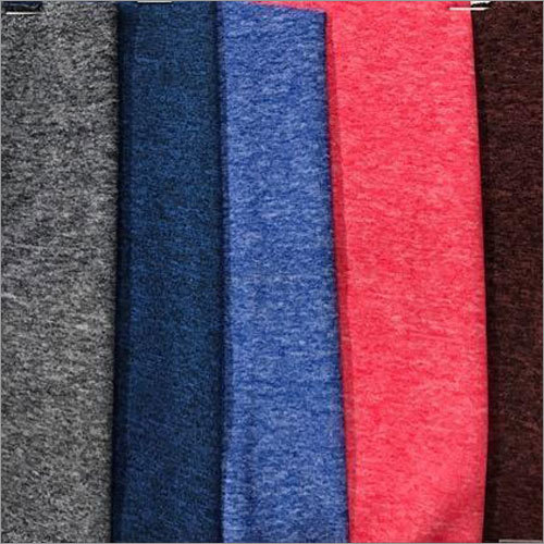 विभिन्न रंगों के मेलेंज फ्लीस फैब्रिक में उपलब्ध