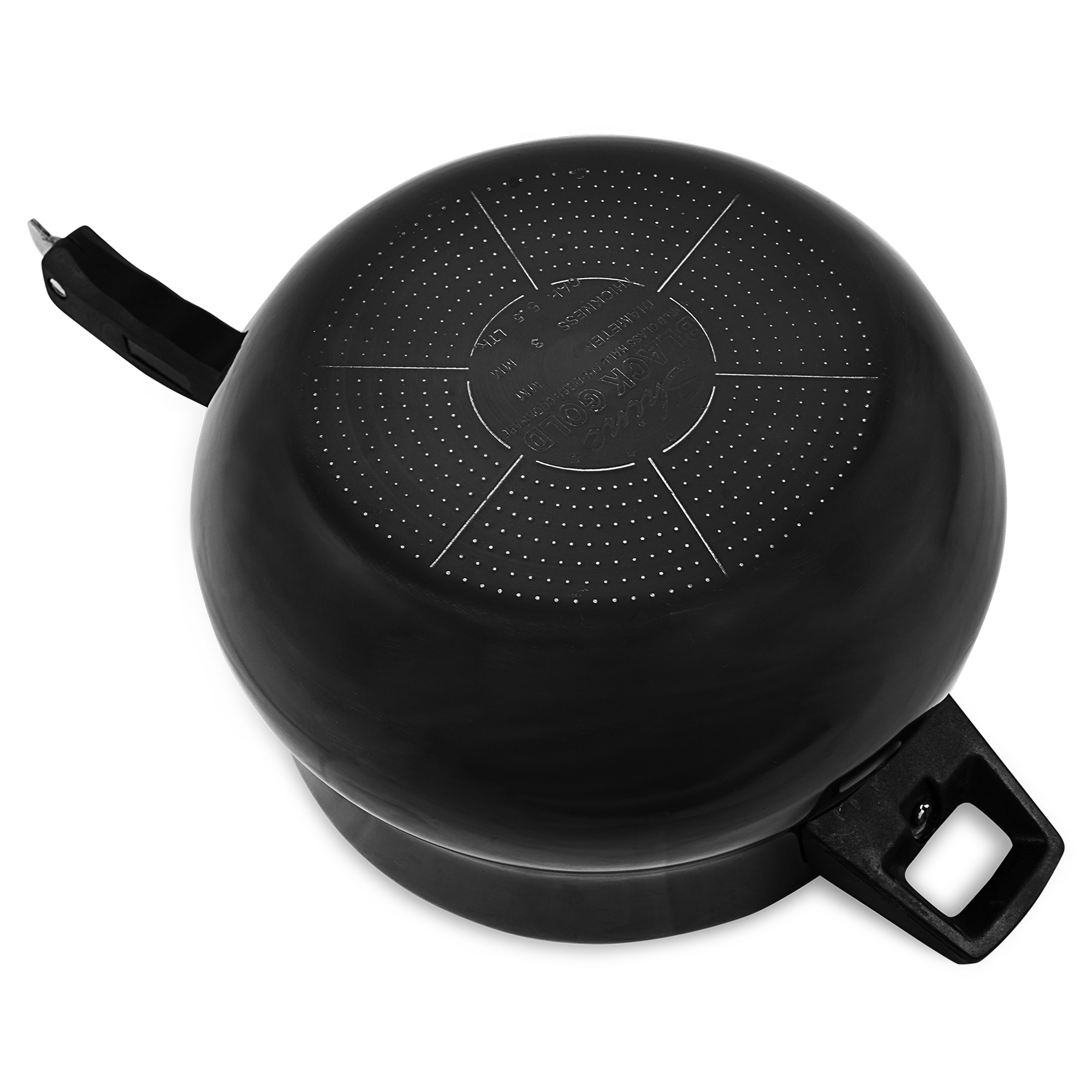 Hard Anodized Pressure Cooker - Aluminum, 3 Mm Thickness, 1.5 Kg Weight | Flat Bottom, Hard Anodized Exterior, Non-stick Interior, 5-year Warranty
