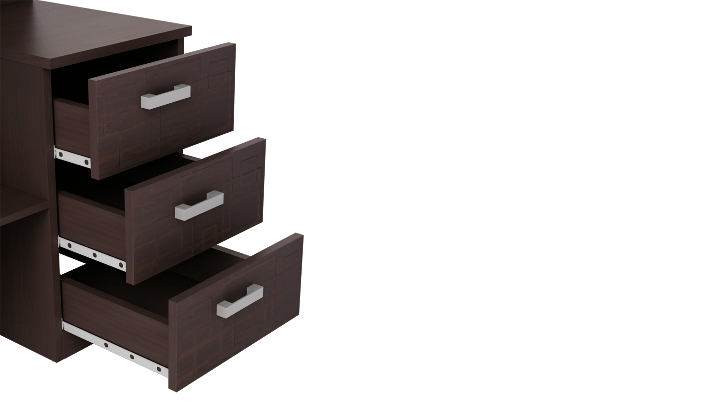 Squadro Dressing Table No Assembly Required