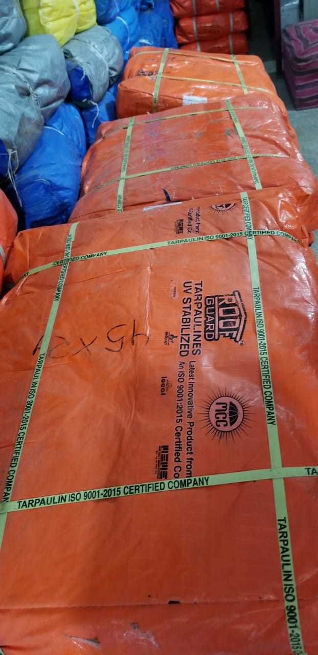 Orange Hdpe Tarpaulin