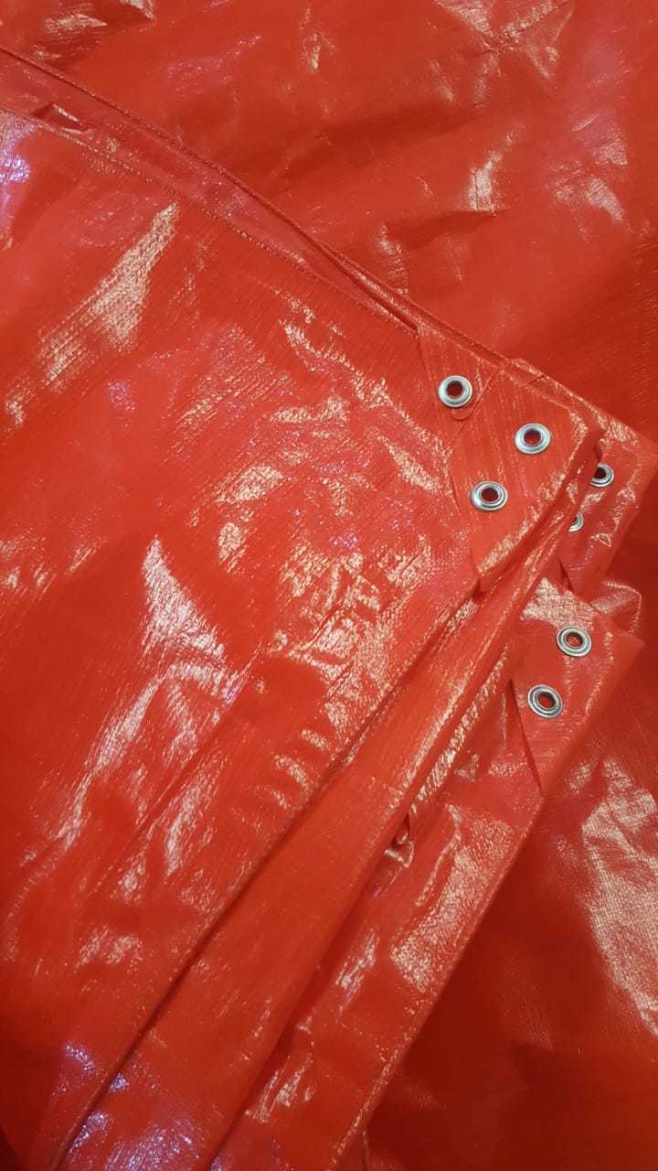 Orange Hdpe Tarpaulin