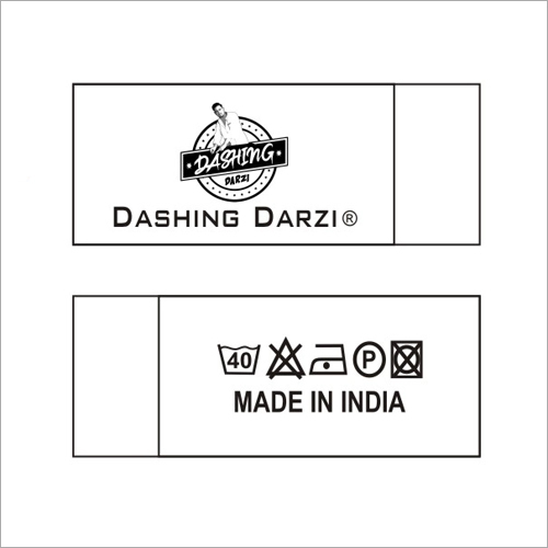 Multicolor Taffeta Printed Folder Label