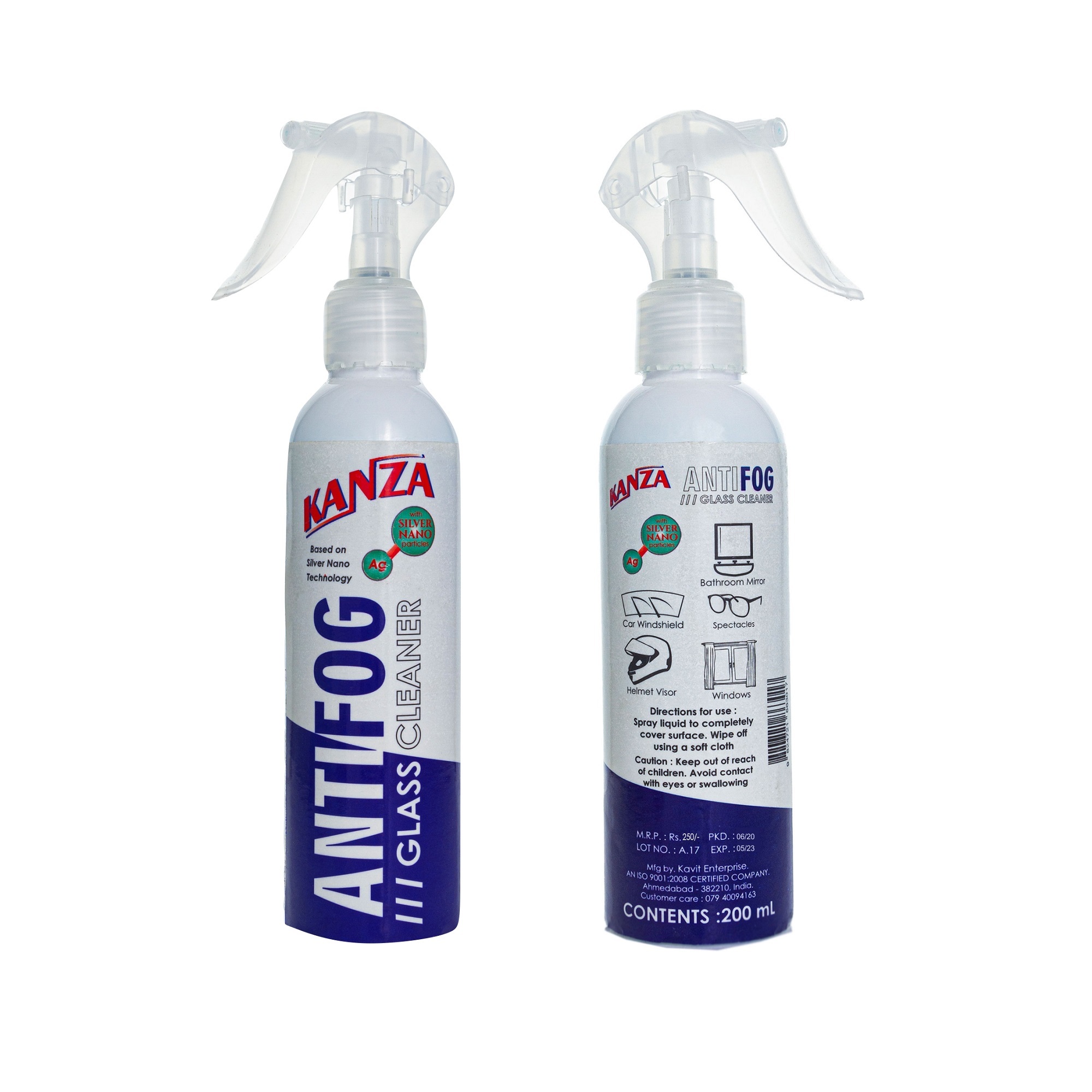 Anti Fog Glass Cleaner Shelf Life: 36 Months