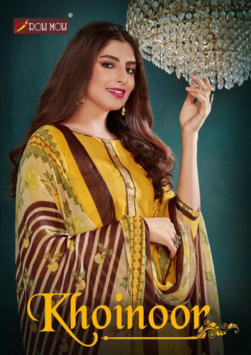 मल्टी कलर रोली मोली क्रिएशन कोहिनूर पटियाला ड्रेस