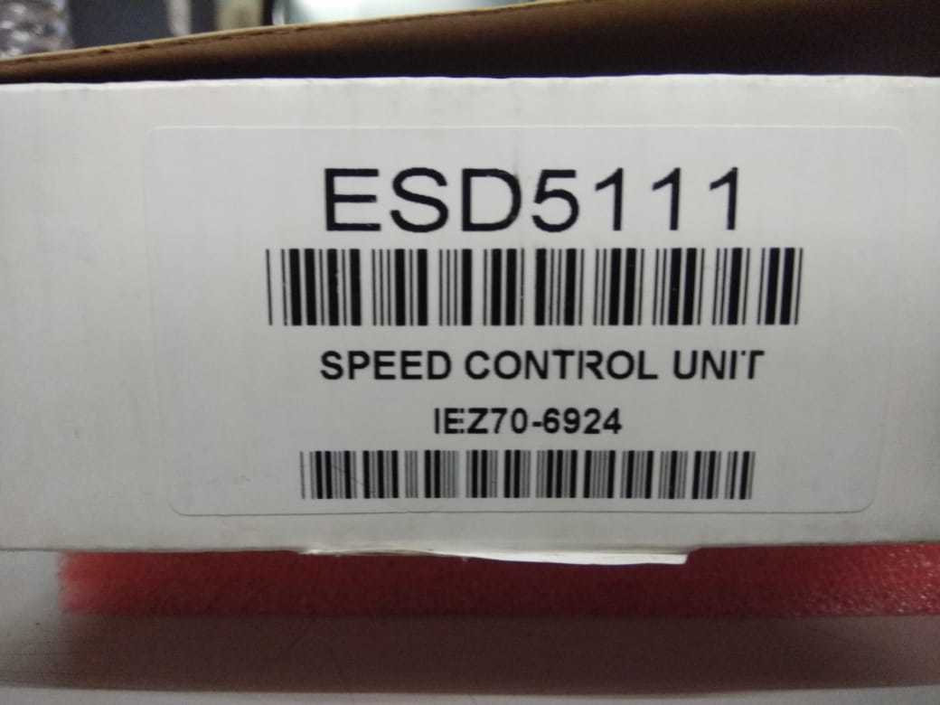 Esd 5111 Speed Control Unit