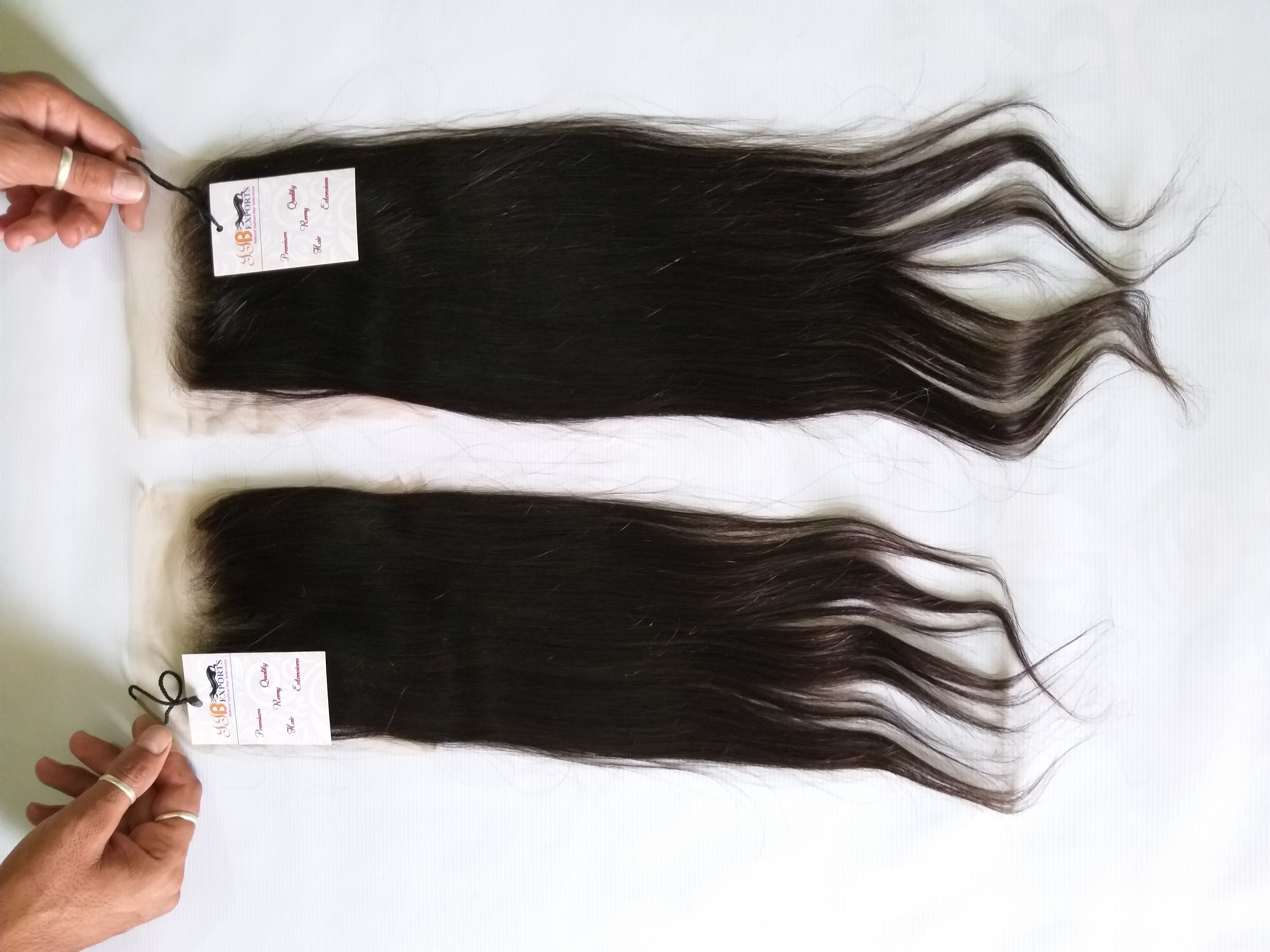 Natural Black Transparent Hd Lace Closure Hair