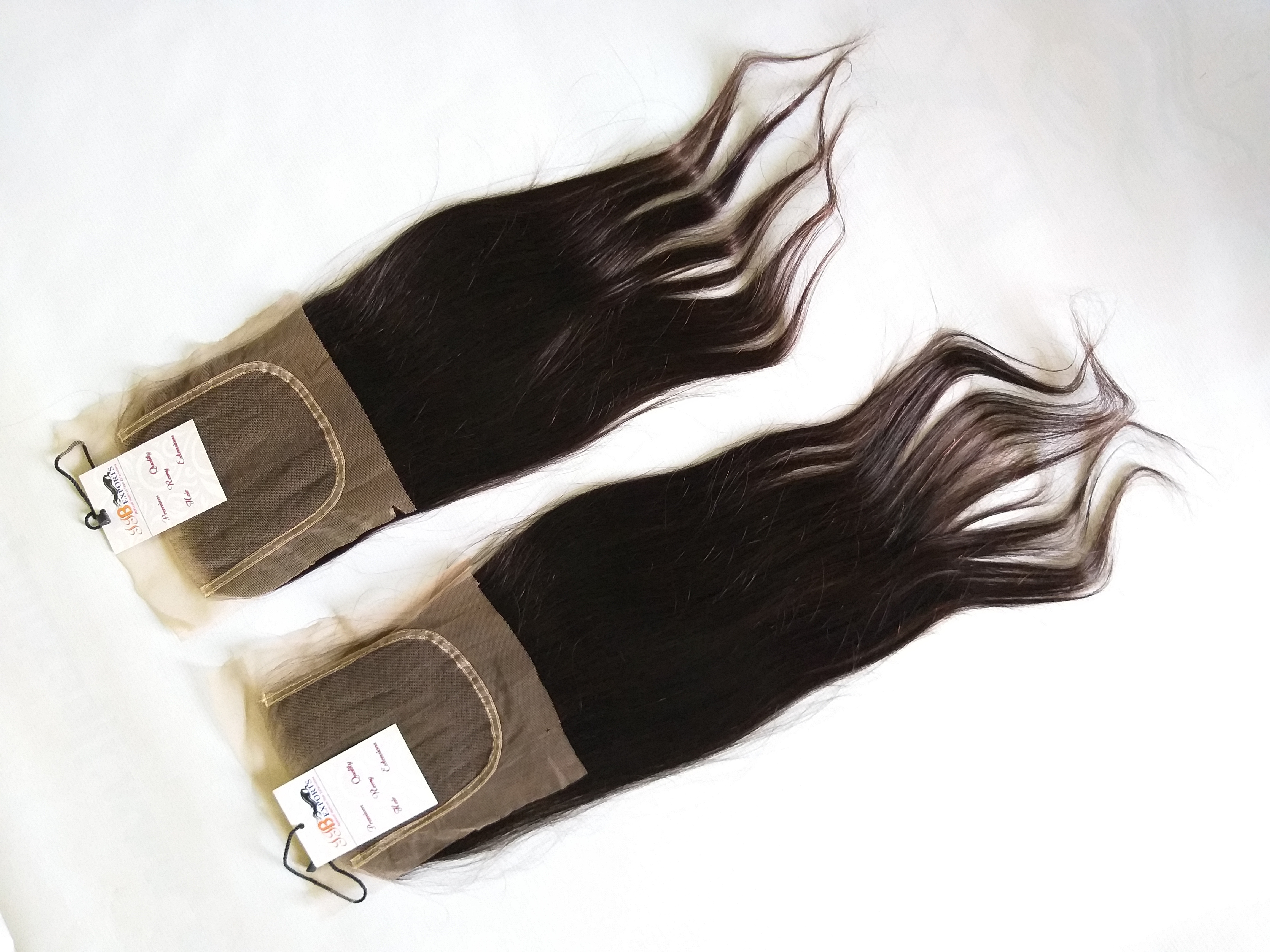 Natural Black Transparent Hd Lace Closure Hair