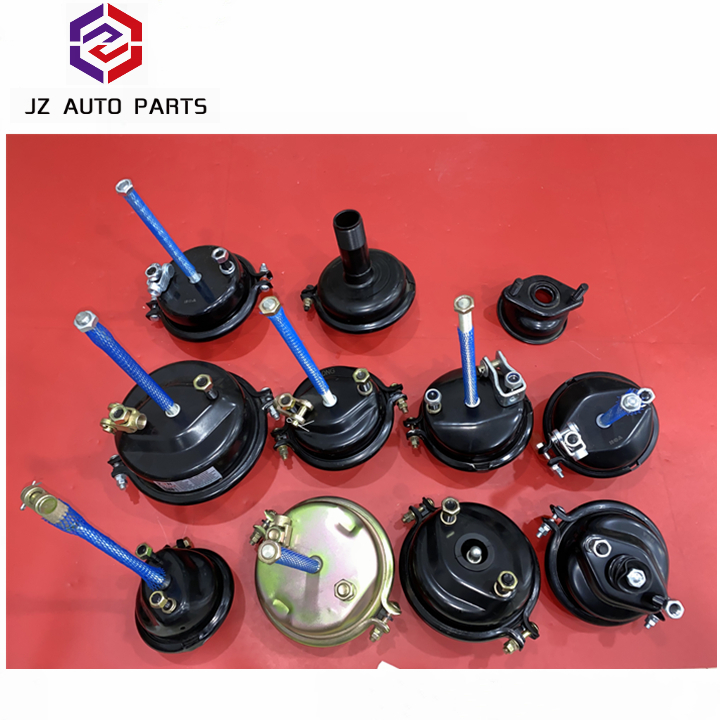 Double Air Brake Chamber For Semi Trailer - Color: Silver