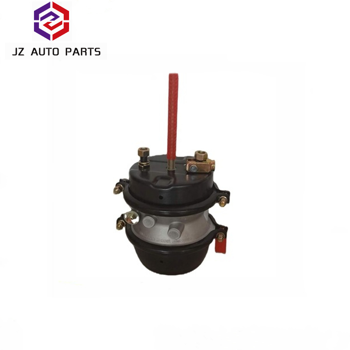 Double Air Brake Chamber For Semi Trailer - Color: Silver