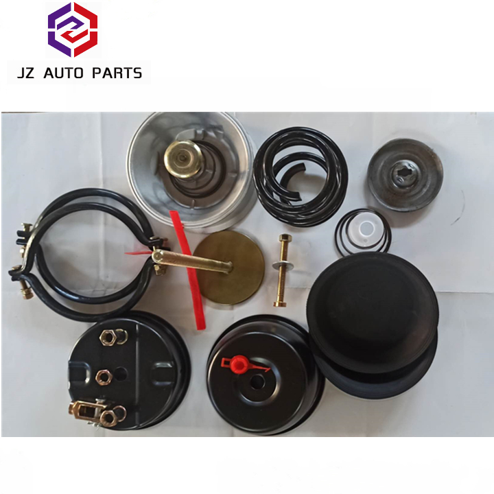 Double Air Brake Chamber For Semi Trailer - Color: Silver