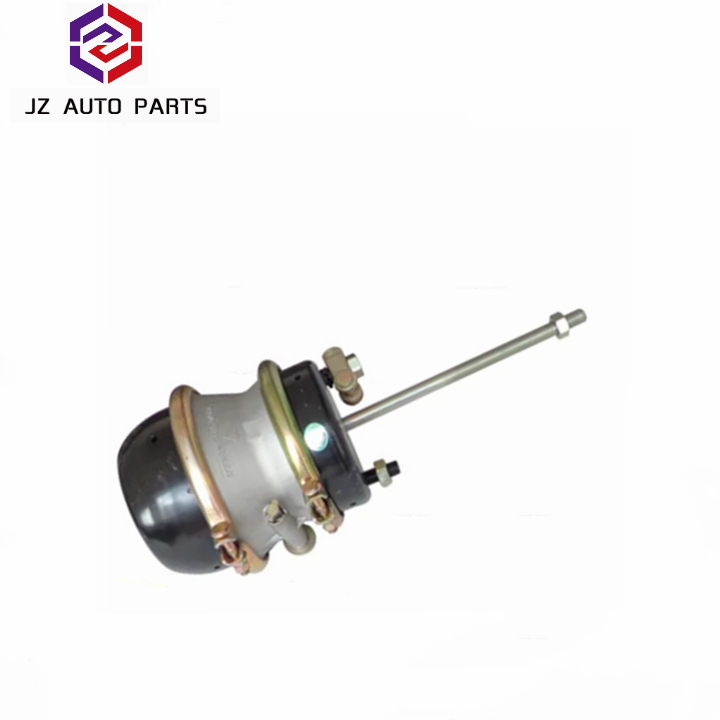 Double Air Brake Chamber For Semi Trailer - Color: Silver