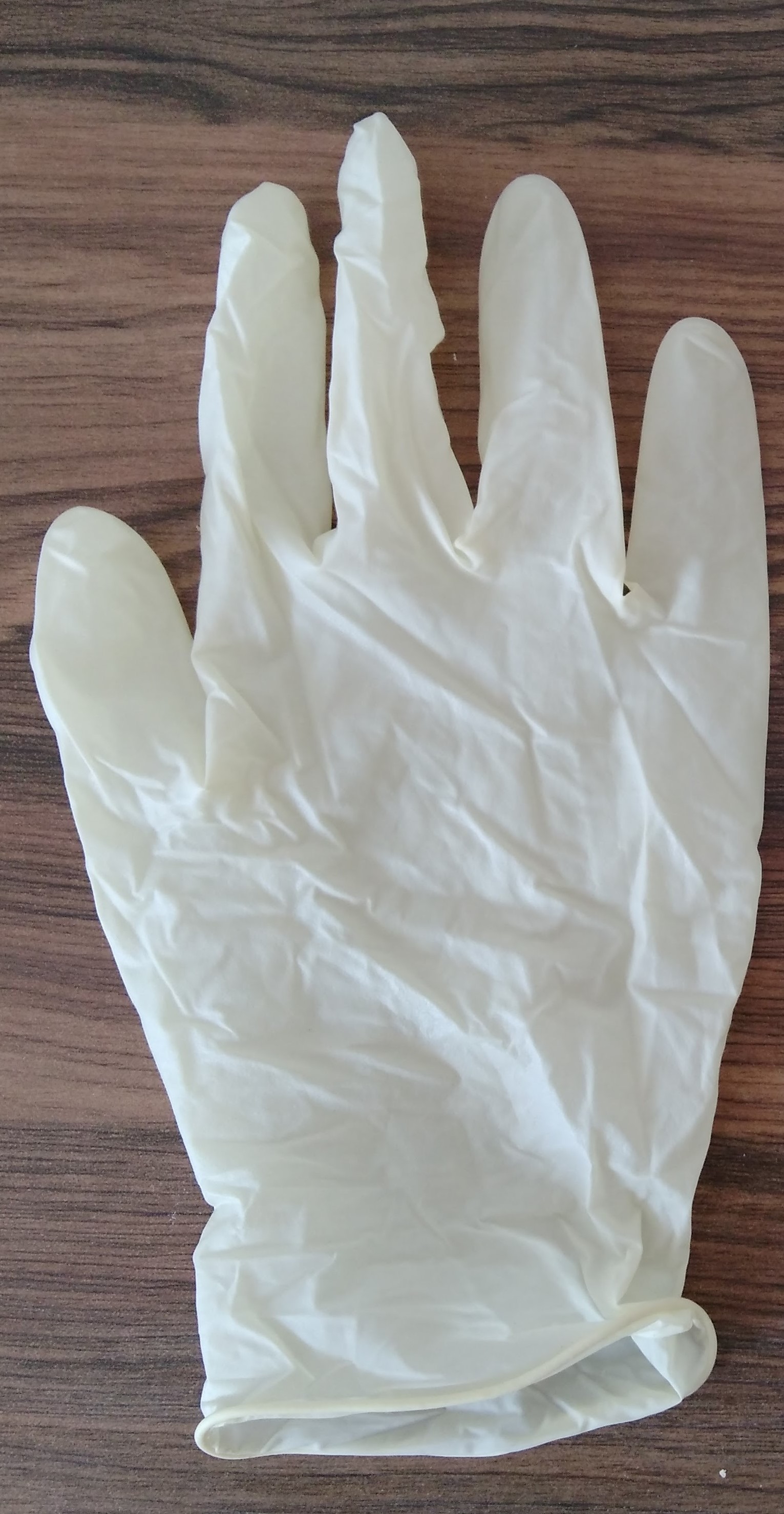 Examination Gloves - 240mm Length, Off White Color | Excellent Grip, Skin Friendly, Bio-absorbable Cornstarch Powdered, Disposable