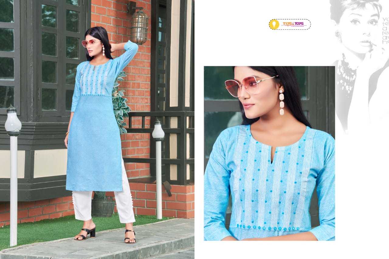 Muskan Vol 2 Heavy Cotton Flex Party Wear Heavy Kurtis With Pant - Heavy Cotton Flex, Sizes M38-l40-xl42-xxl44-xxxl46, Embroidered 3/4th Sleeves | Quick Dry, Washable, Ethnic & Formal Style