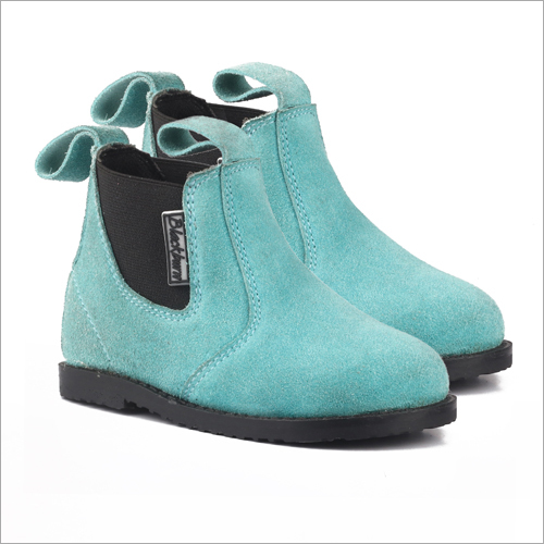 No Fade Sky Blue Kids Chelsea Boots