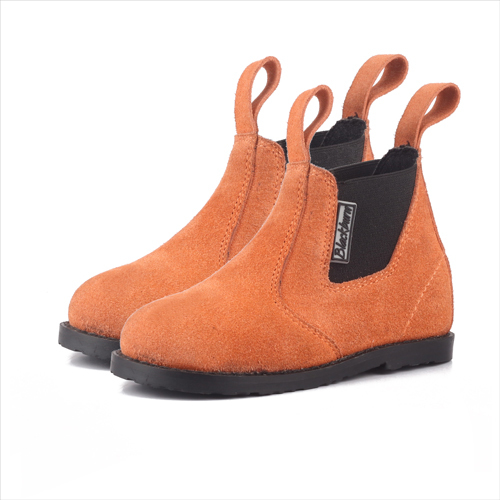 No Fade Orange Kids Chelsea Boots