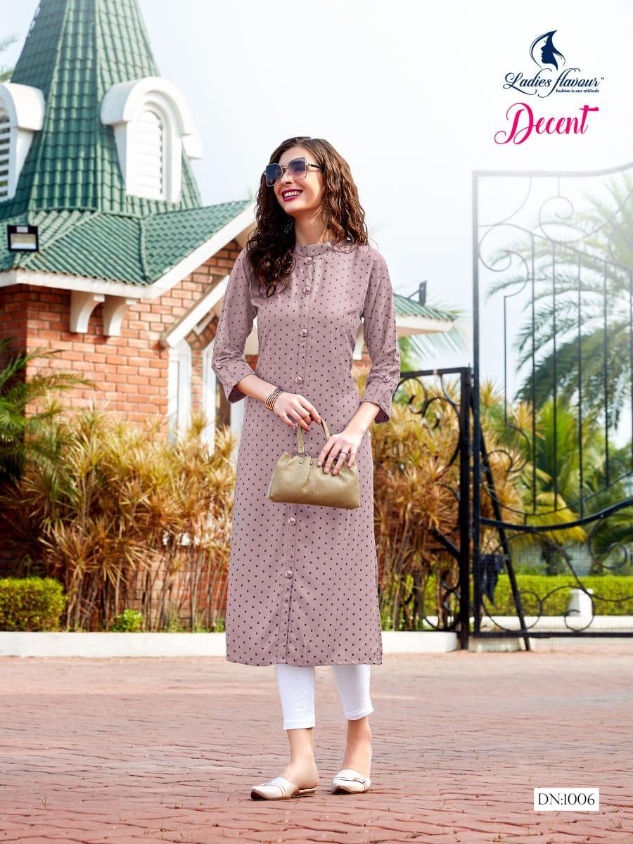 Decent Rayon Dobby Pattern Kurtis - 14 Kg Fabric, Sizes M-3xl | Embroidery Work, Quick Dry, Washable, 3-4th Sleeve, Traditional Style