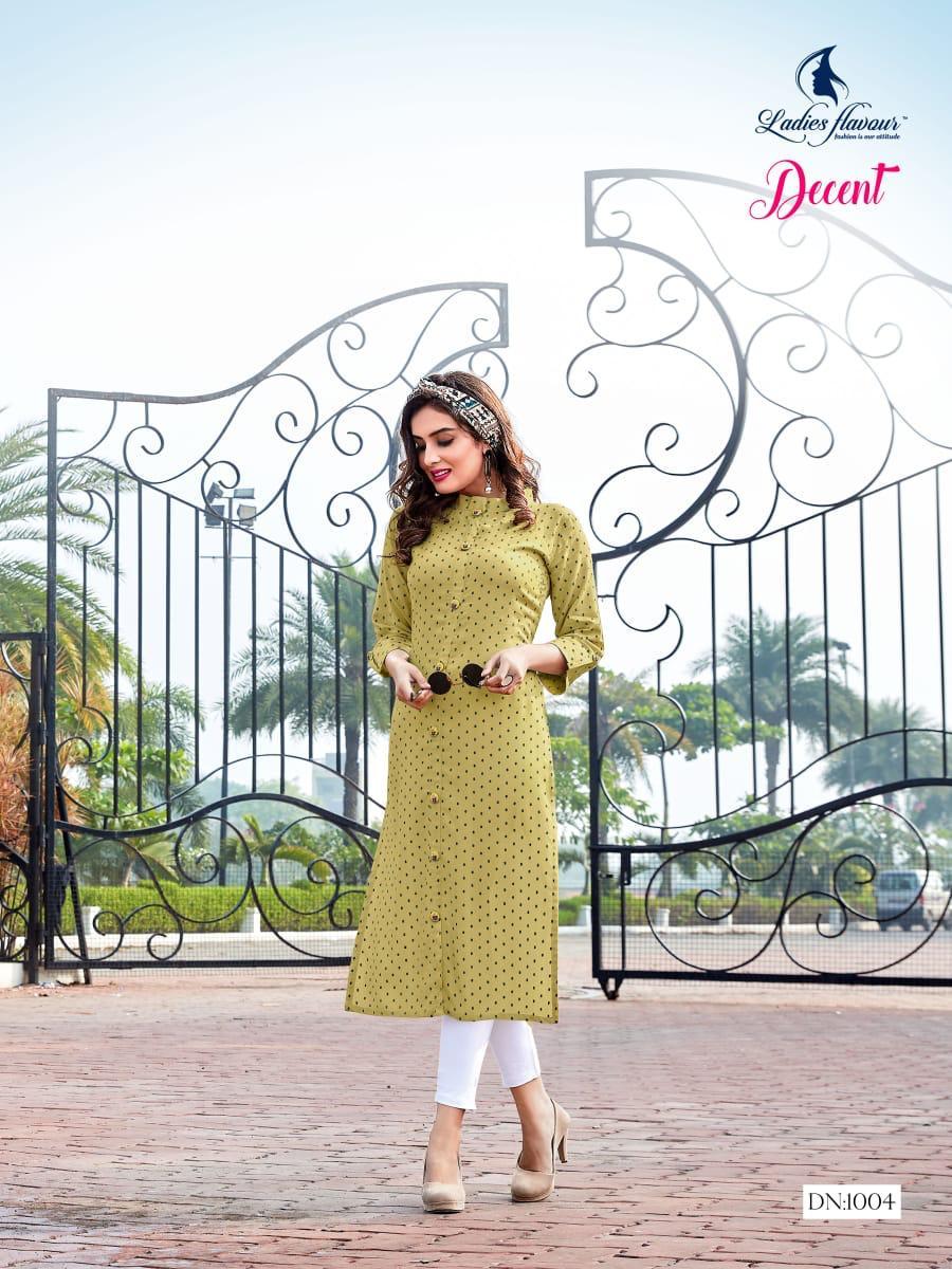 Decent Rayon Dobby Pattern Kurtis - 14 Kg Fabric, Sizes M-3xl | Embroidery Work, Quick Dry, Washable, 3-4th Sleeve, Traditional Style