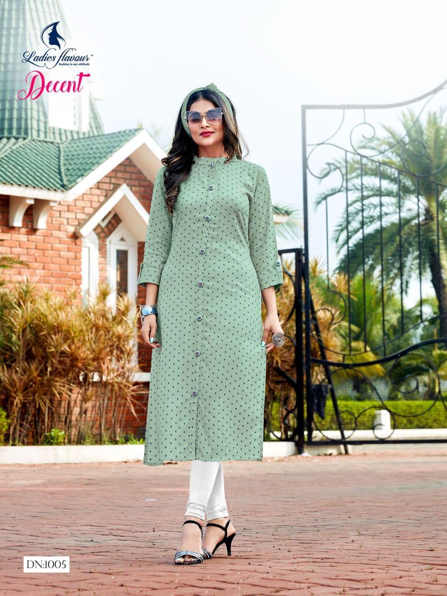 Decent Rayon Dobby Pattern Kurtis - 14 Kg Fabric, Sizes M-3xl | Embroidery Work, Quick Dry, Washable, 3-4th Sleeve, Traditional Style