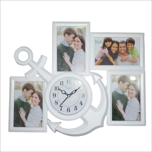 White Family Photo Frame - Plastic Material, Different Sizes Available, Modern Design, Elegant White Color | Versatile Photo Display Solution