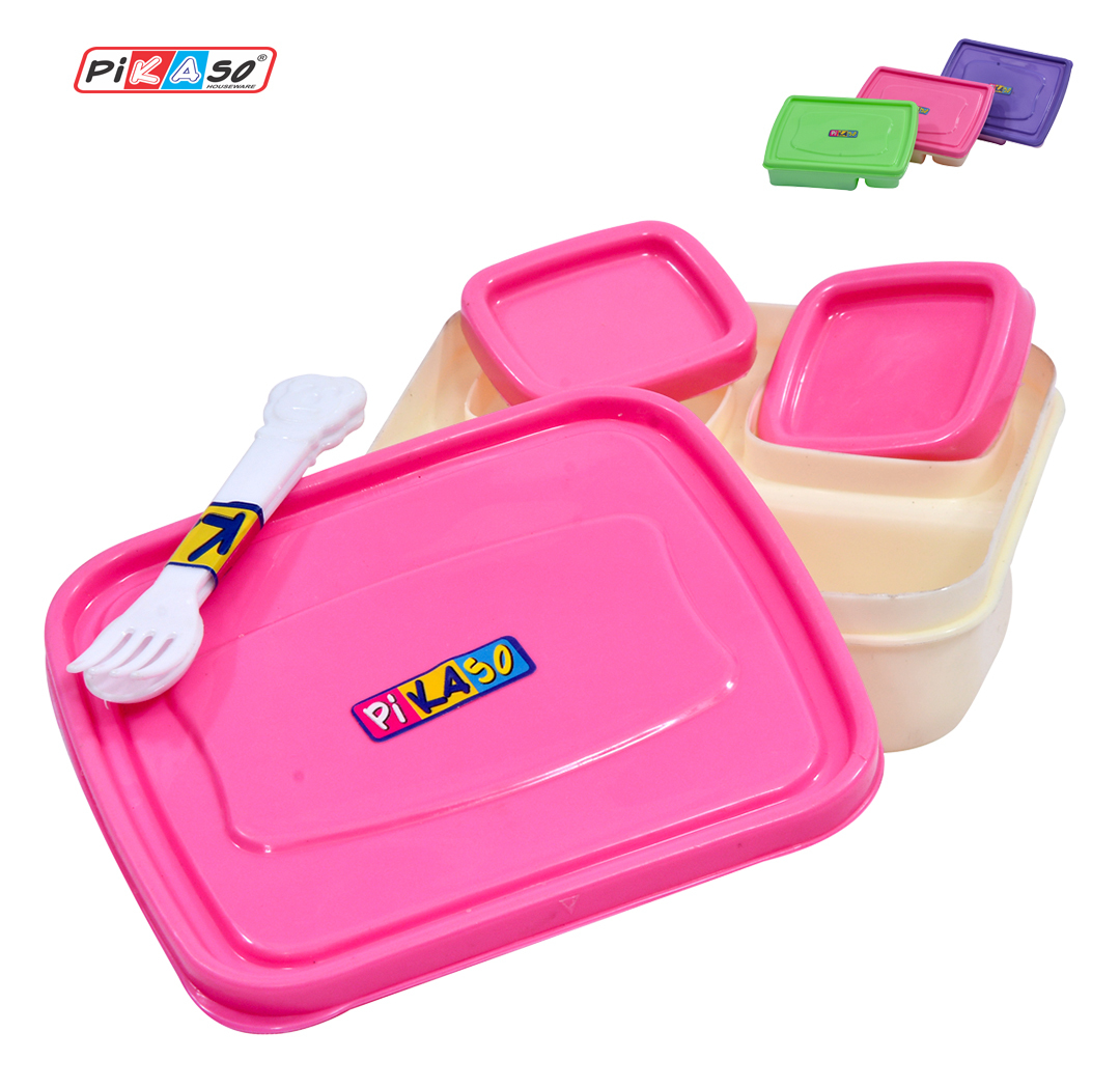 Dip Dip (Big) - Polypropylene, 8x7.5x1.8 Inch | Rectangular Crockery, Lightweight At 127 Grams, Injection Molded Design