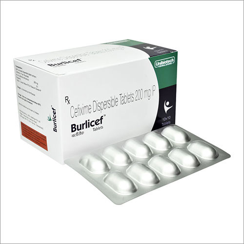 200mg Cefixime फैलाने योग्य गोलियाँ आईपी