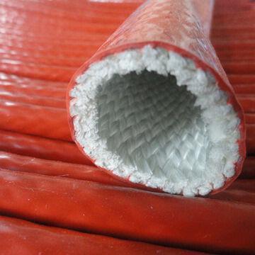 Red Silicone Coated Fiberglass Sleeving