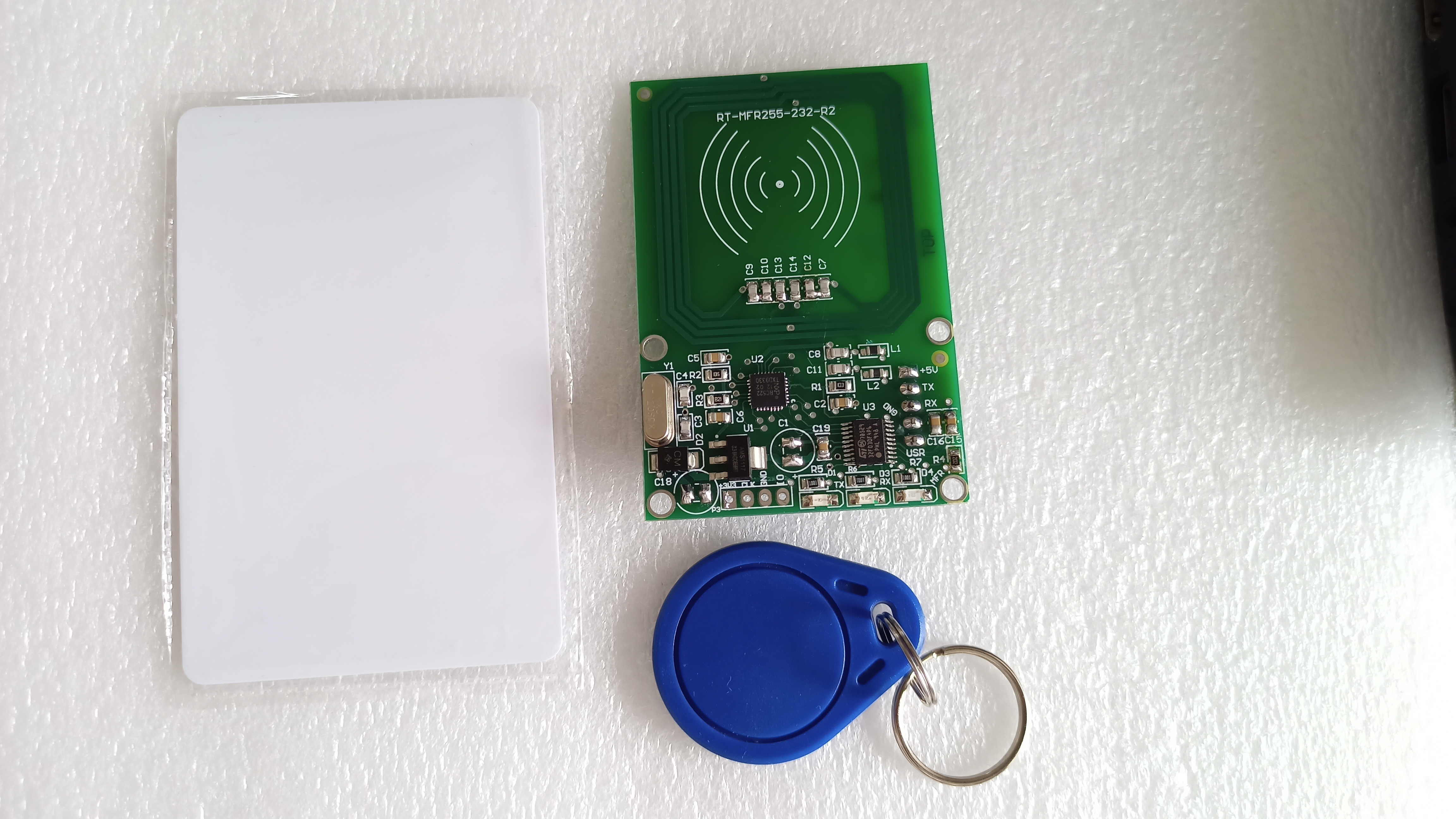 Mfrc 522 Rfid Reader/writer 13.56mhz - 68.50mm X 46.00mm Green Module | Authentication 1 Year Warranty 10mbit/s Data Transfer Rate
