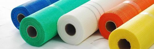 Fiberglass Mesh Fabric - Non-alkaline Fiber Glass, 1 X 50 M , High Crack Strength, Rust-proof, Reinforcement For Plaster, Marble, And Asphalt