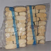 लकड़ी के रंग का डिस्पोजेबल लकड़ी का चम्मच