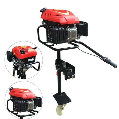 एयरकूल्ड 6hp 4 स्ट्रोक आउटबोर्ड इंजन मोटर