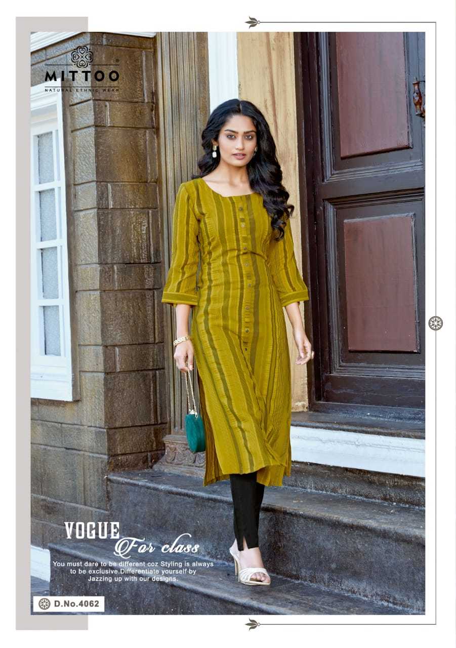 Dry Cleaning Mohini Vol 6 Weaving Strips Kurtis With Pant
