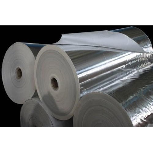 Aluminized Fiberglass Fabric - 1 X 50 Meter Roll Silver Color | Waterproof Light Reflectivity High Tensile Strength Thermal Insulation