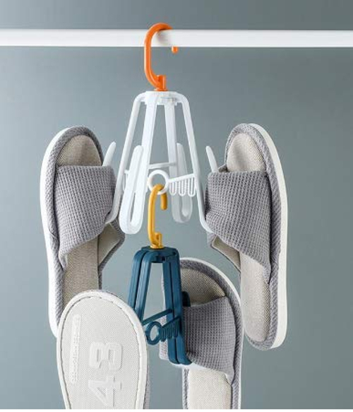 Shoe Hanger 360 Degree Rotating Shoe Rack Four Side Shoe Hanger