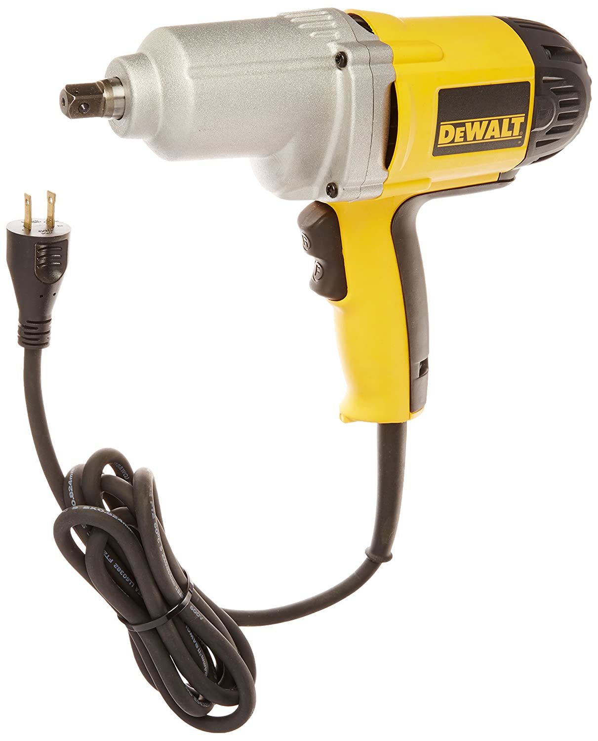 Dewalt Dw292 Impact Wrench - 710w Electric, Yellow Plastic And Metal Finish | Variable Speed, Lightweight 3.1kg, Soft Grip Handle