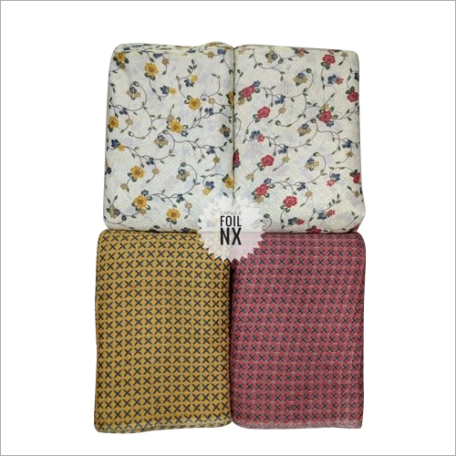 रेयन टू टोन फ़ॉइल प्रिंट फ़ैब्रिक की चौड़ाई: 44-45 इंच (इंच)