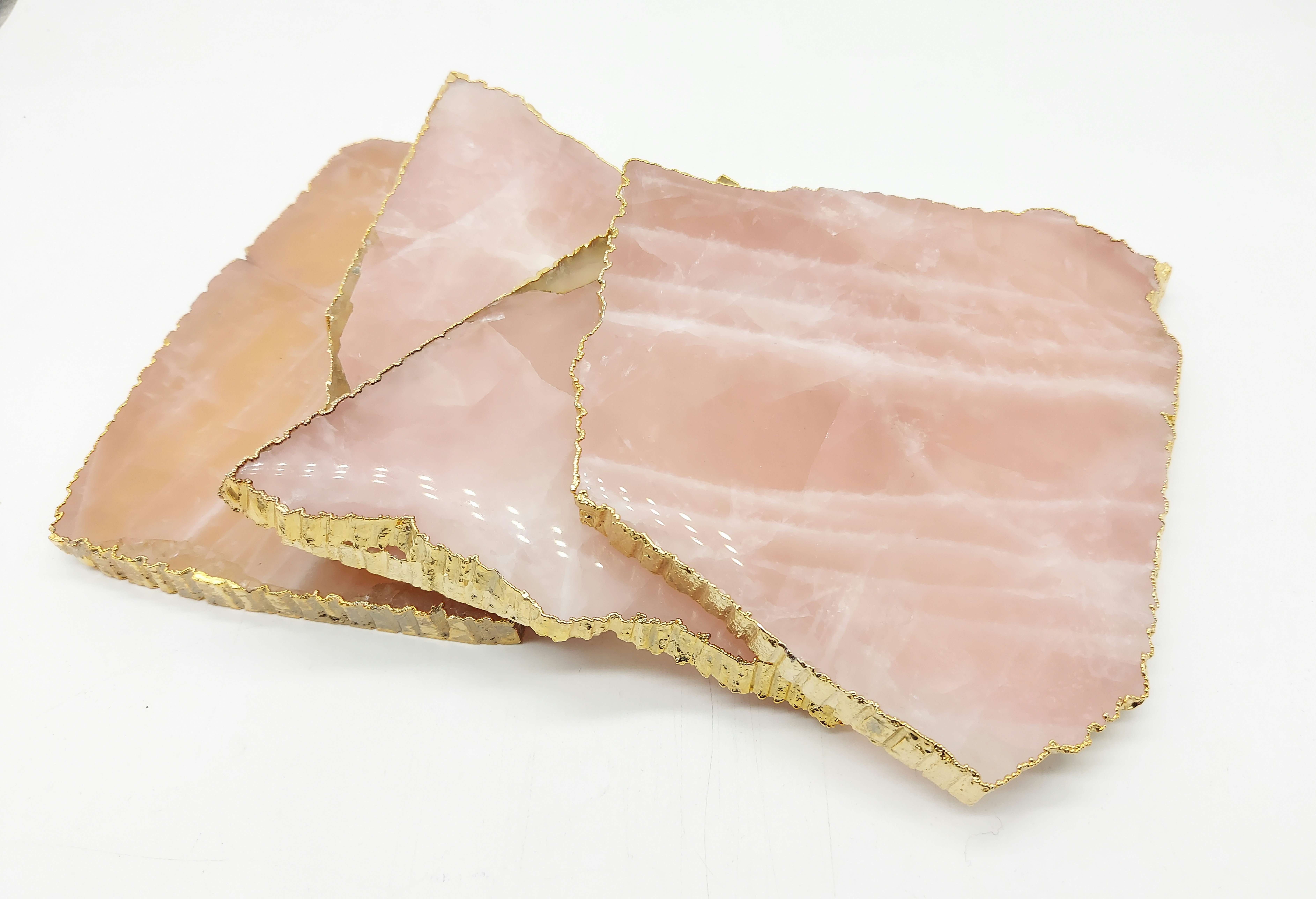 Rose Quartz Coasters