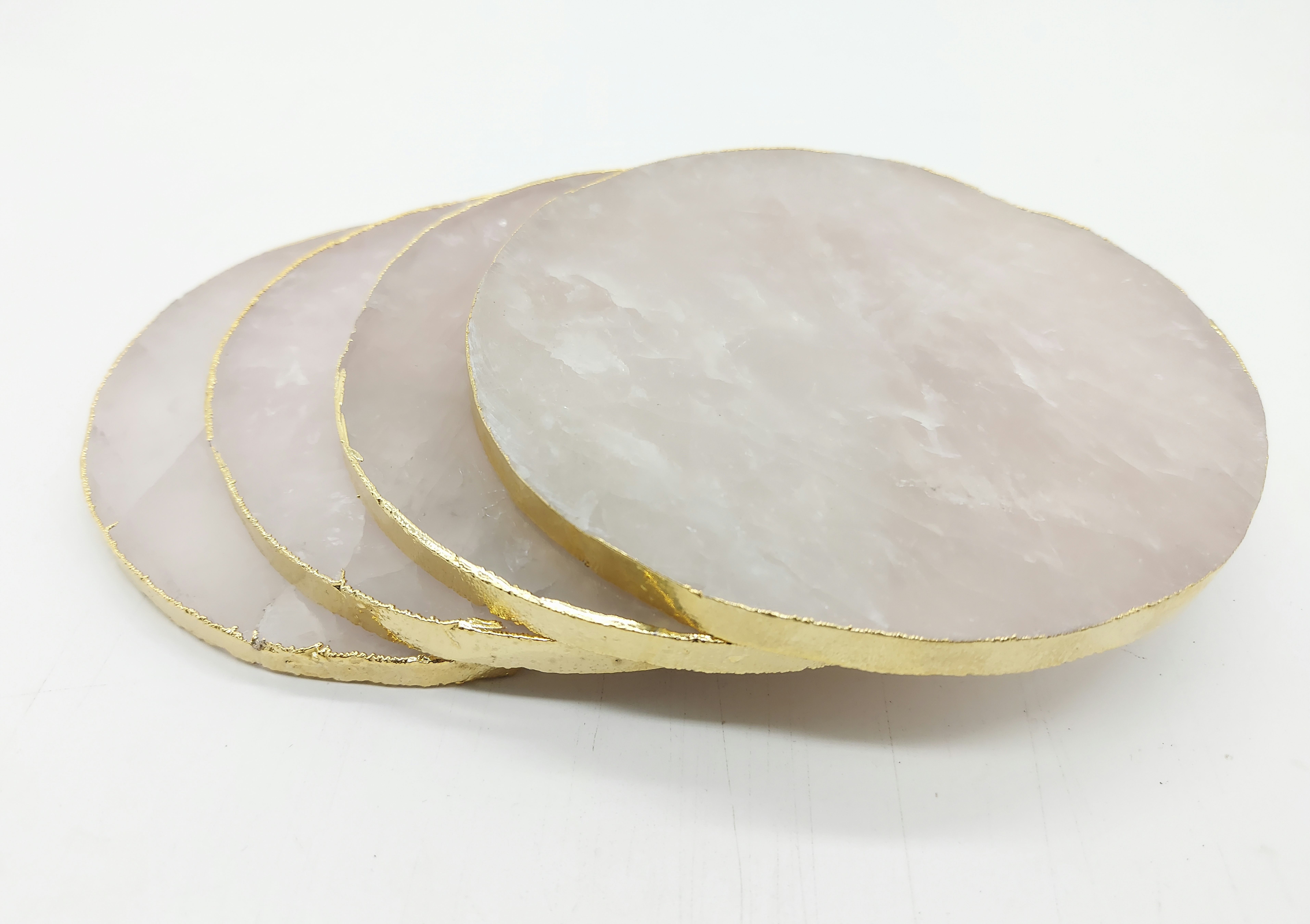 Rose Quartz Coasters
