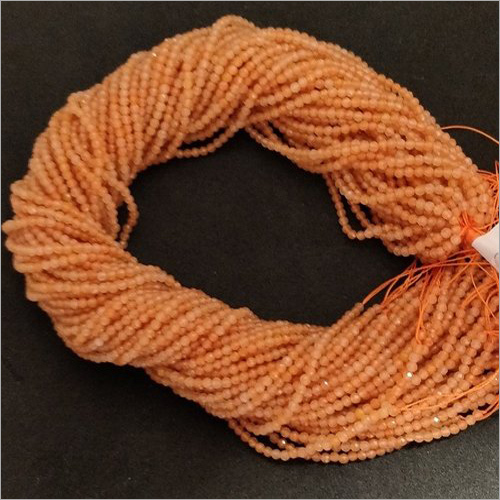 प्राकृतिक लाल एवेंट्यूरिन फेसेटेड रोंडेल बीड्स 3 मिमी