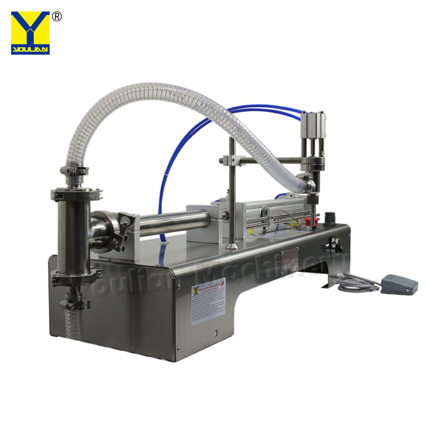 Semi-automatic Pneumatic Bottle Filler Liquid Oil Filling Machine