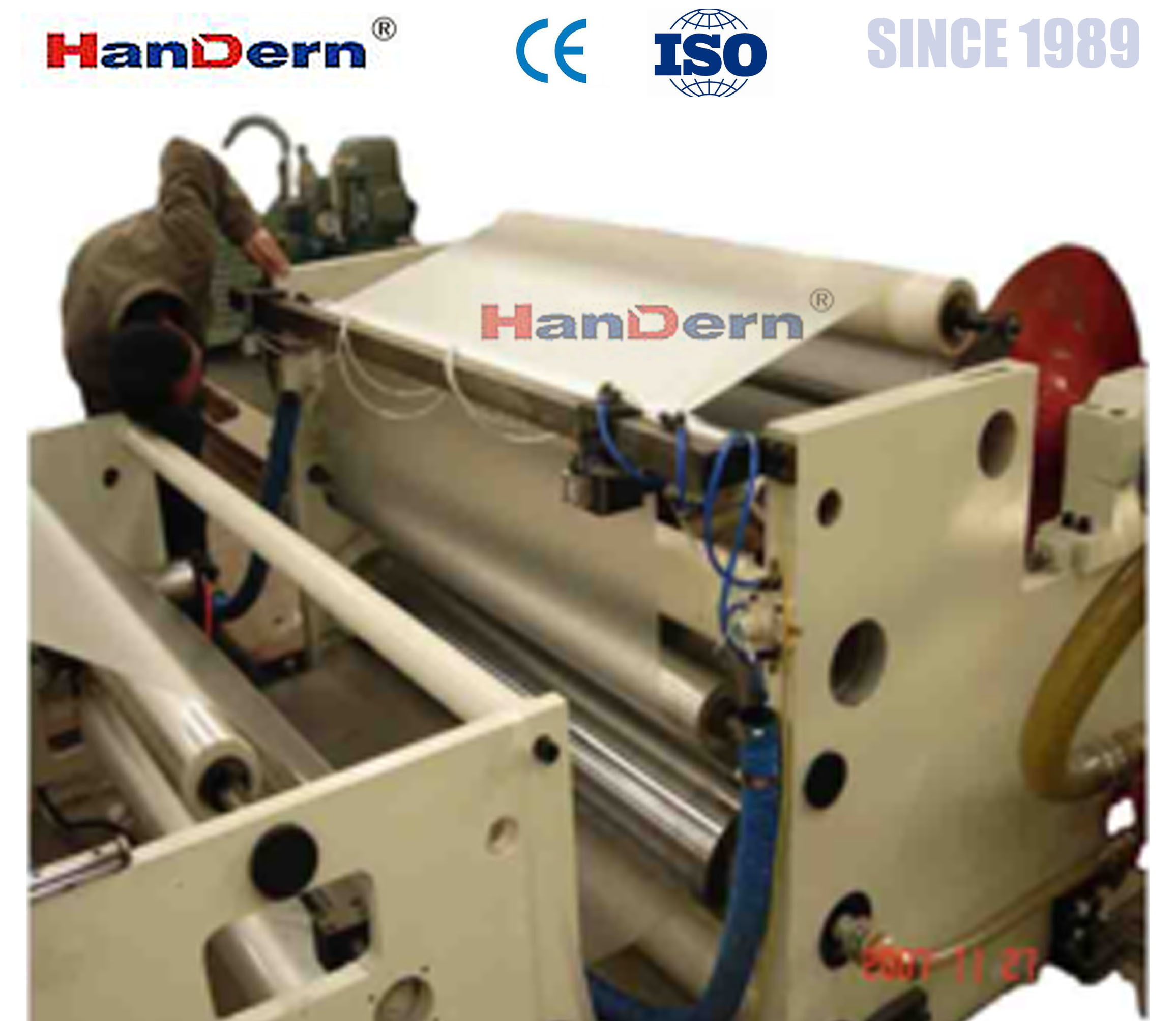 Grey Stone Paper Extrusion Machine 1600mm Stone Paper Extrusion Machine