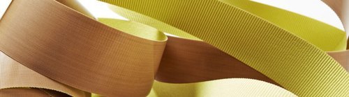 Ptfe Glass Cloth Adhesive Tape - 10m Length, Up To 1000mm Width, Brown Color | Single-sided, High-temperature Silicone Adhesive, Tear-resistant