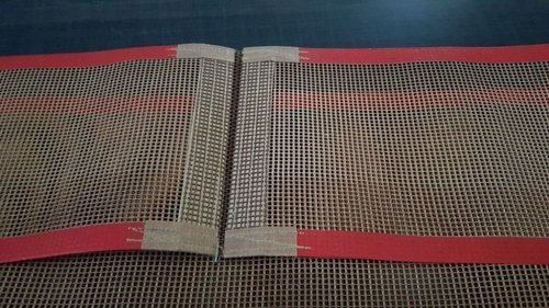Cream Ssc Ptfe Coated Mesh Conveyor Belt