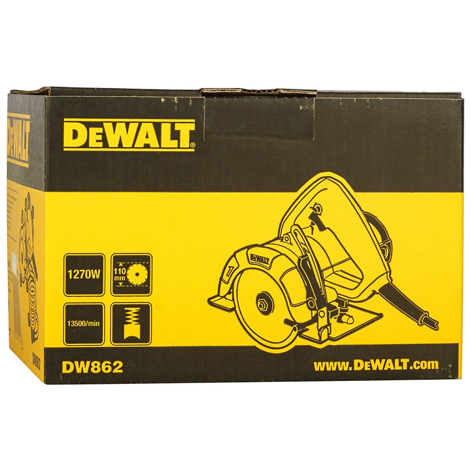 Yellow Dewalt Dw862