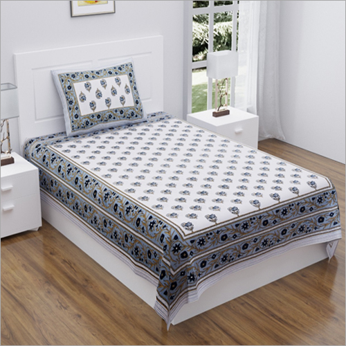 Various Color Available Single Bed Printed Bedsheet